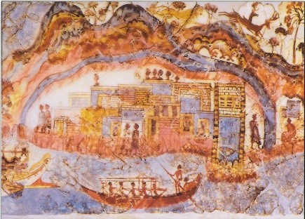 Minoan fresco